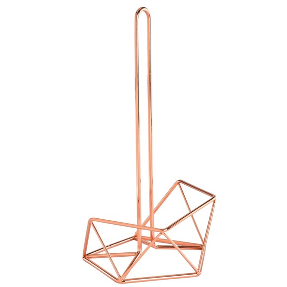Elle Decor Rose Gold Paper Towel Holder - Picture 3 of 3